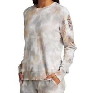N:Philanthropy Tie Dye Distressed Sweatshirt